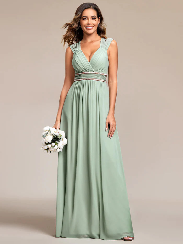 Robe Demoiselle D honneur Vert Sauge Ever Pretty FR