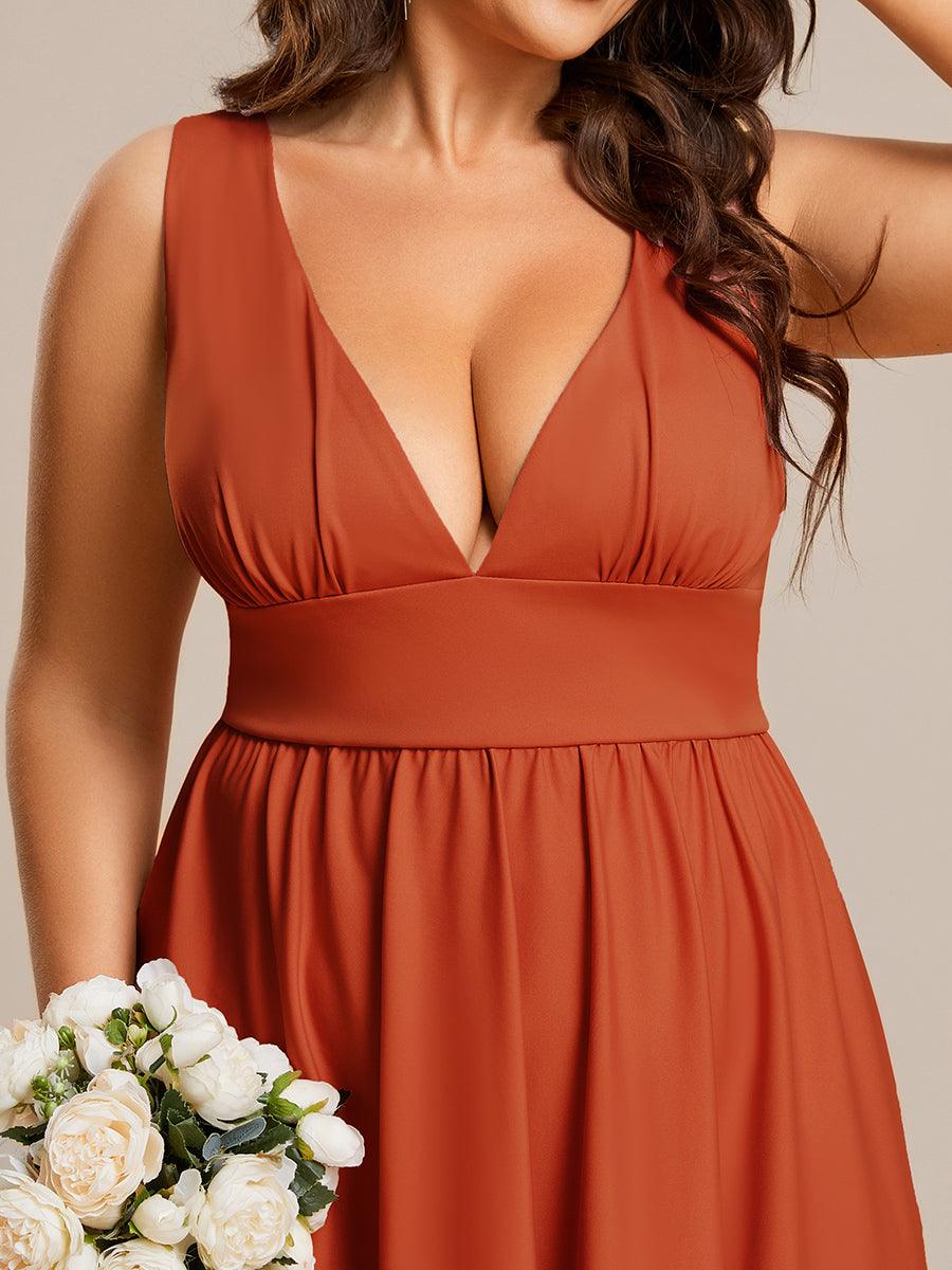 Les meilleurs choix de robes de soirée orange brûlé #Style_ES01750
