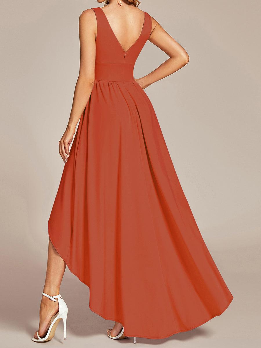 Les meilleurs choix de robes de soirée orange brûlé #Style_ES01750