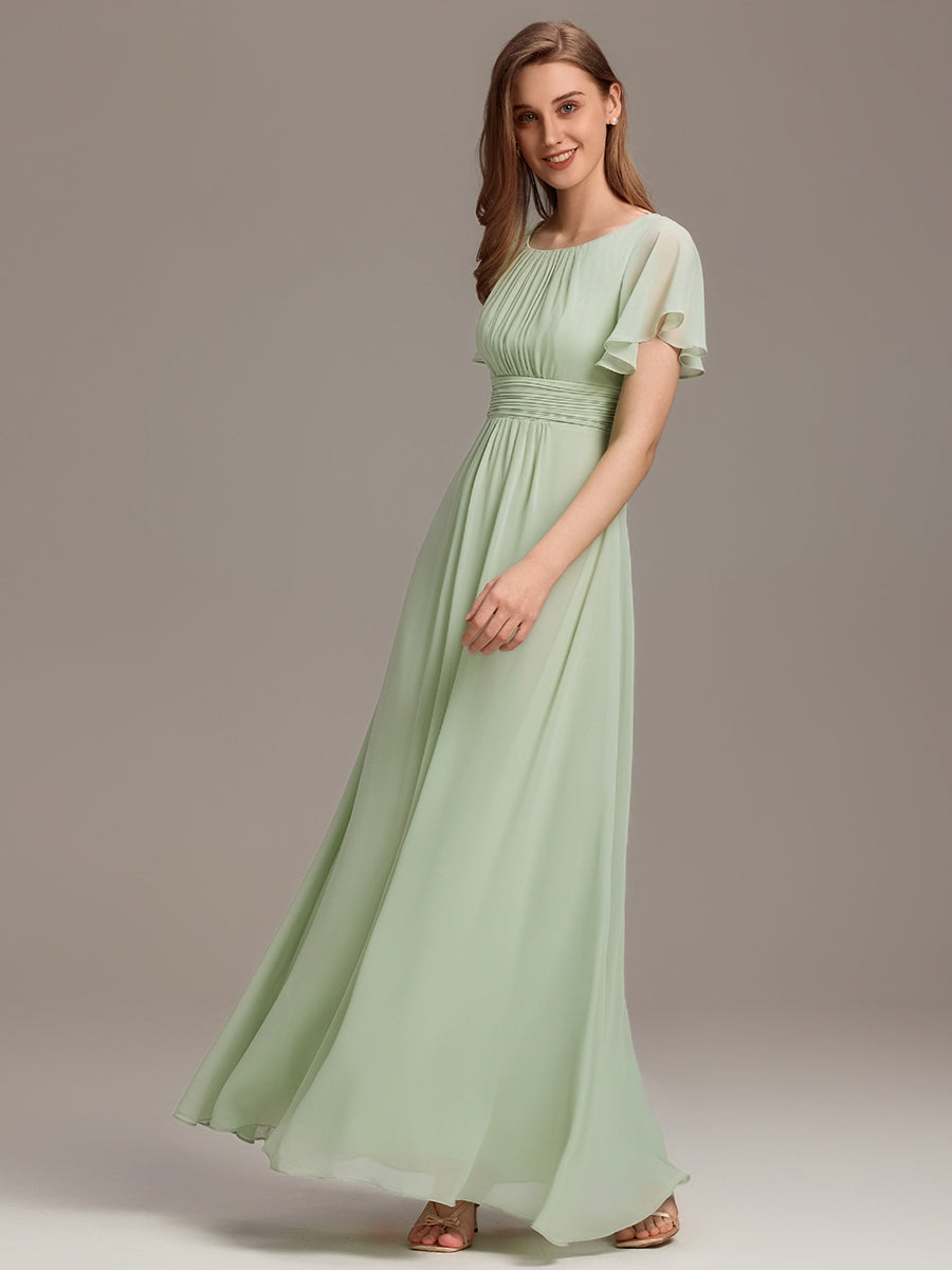 Meilleurs choix de robes de demoiselle d'honneur en satin #Couleur_Menthe Verte