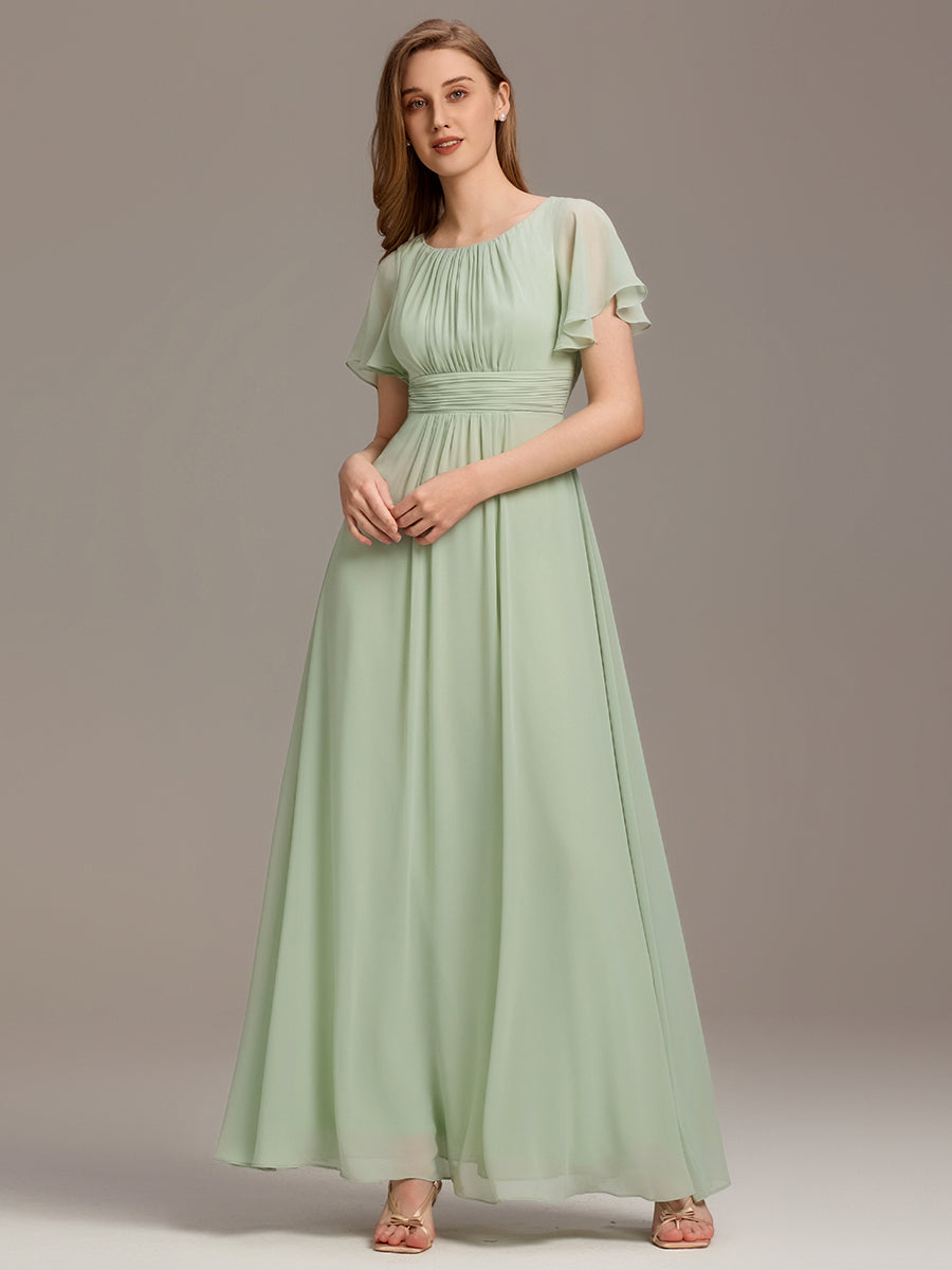 Meilleurs choix de robes de demoiselle d'honneur en satin #Couleur_Menthe Verte