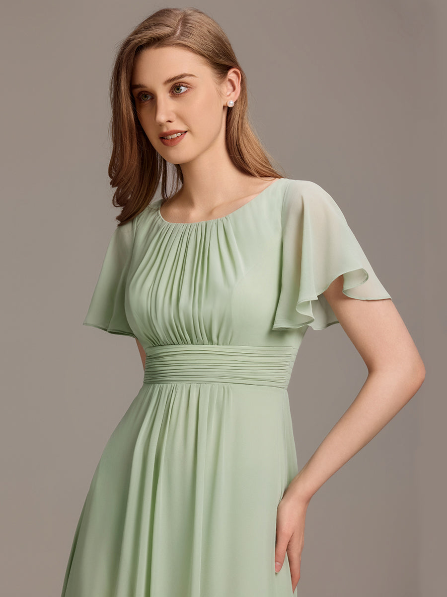 Meilleurs choix de robes de demoiselle d'honneur en satin #Couleur_Menthe Verte