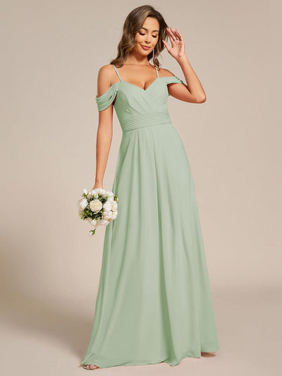ever LIANNE|Robe demoiselle d'honneur sexy à épaules dénudées et à col V