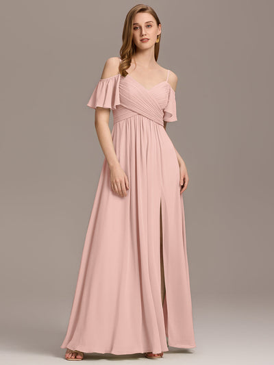 ever GRACIE|Robes de demoiselle d'honneur à épaules dénudées et à fente haute