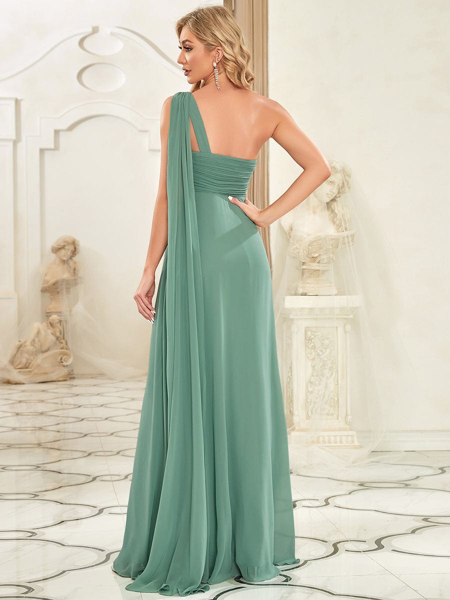 Meilleurs choix de robes de demoiselle d'honneur en satin #Couleur_Haricot Vert