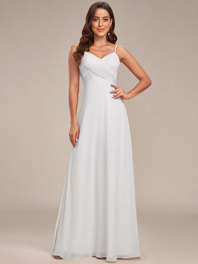 ever NOVA|Robe de demoiselle d'honneur drapée au dos avec décolleté en cœur