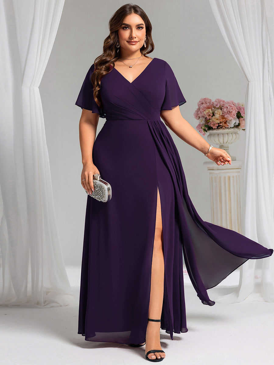 Meilleurs choix de robes de demoiselle d'honneur en satin #Couleur_Violet Foncé