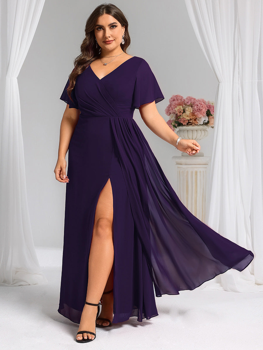 Meilleurs choix de robes de demoiselle d'honneur en satin #Couleur_Violet Foncé