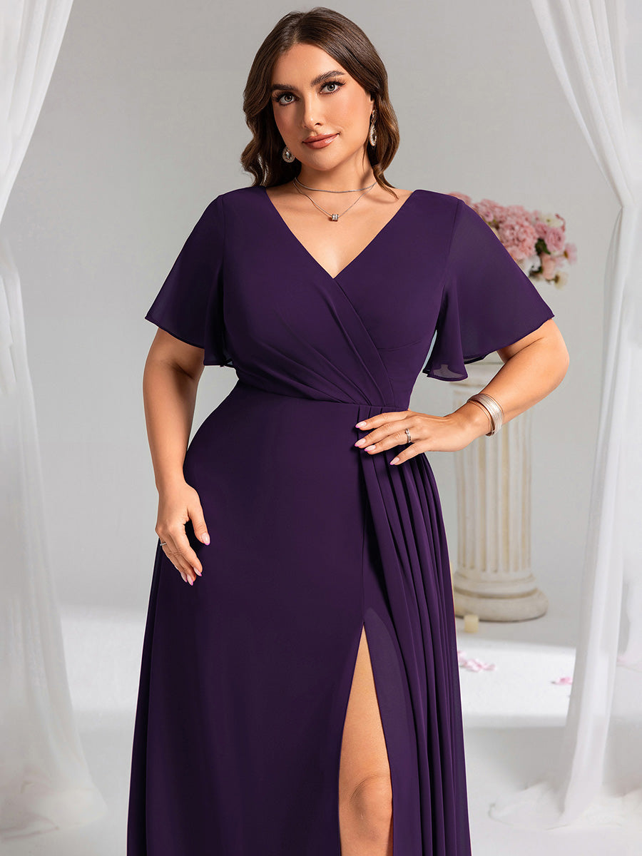 Meilleurs choix de robes de demoiselle d'honneur en satin #Couleur_Violet Foncé