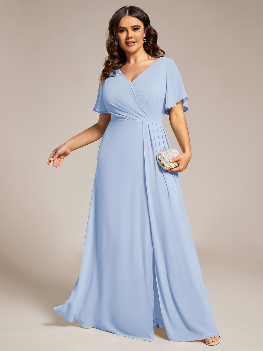 Meilleurs choix de robes de demoiselle d'honneur en satin #Couleur_Bleu Glace