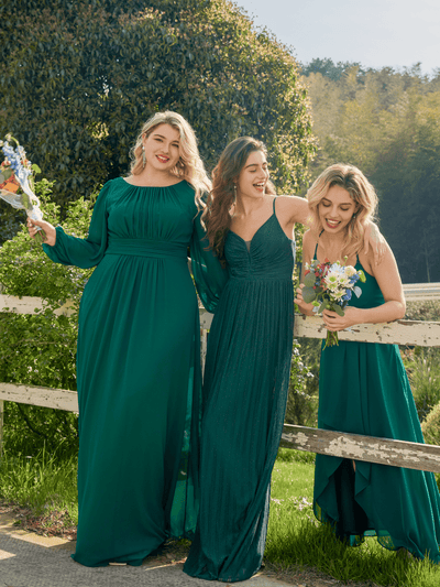 Meilleurs choix de robes de demoiselle d'honneur vert foncé