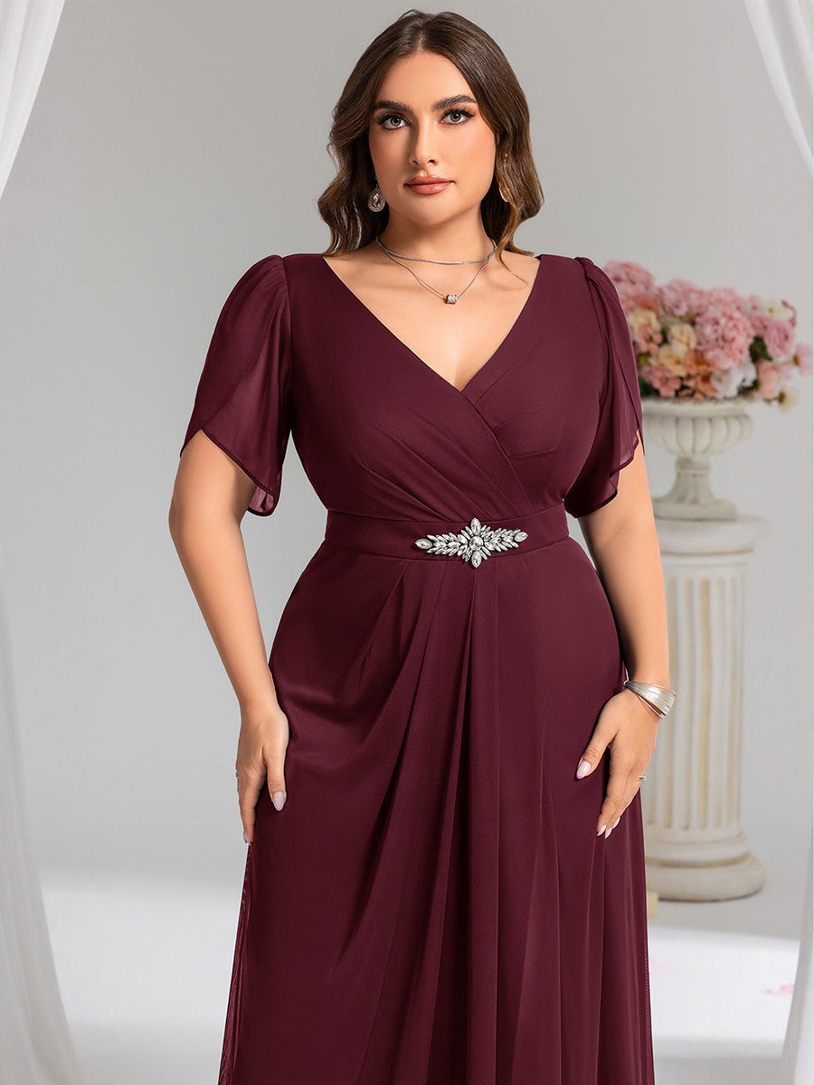 Meilleurs choix de robes de demoiselle d'honneur en satin #Couleur_Bordeaux