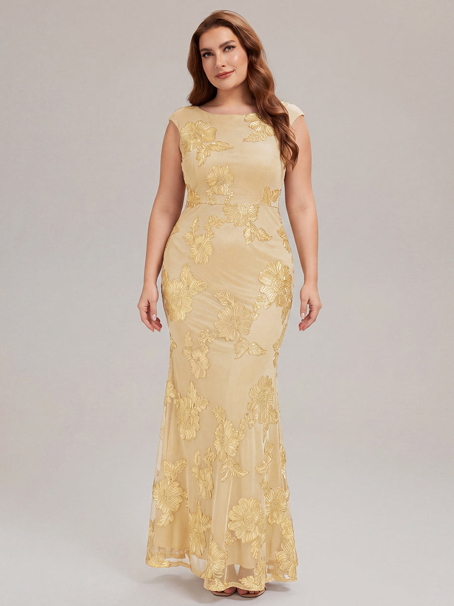Robe Midi Sirène Sans Manches à Épaule Unique en Tissu à Faible Élasthanne Robe de Soirée Chic #Couleur_Jaune