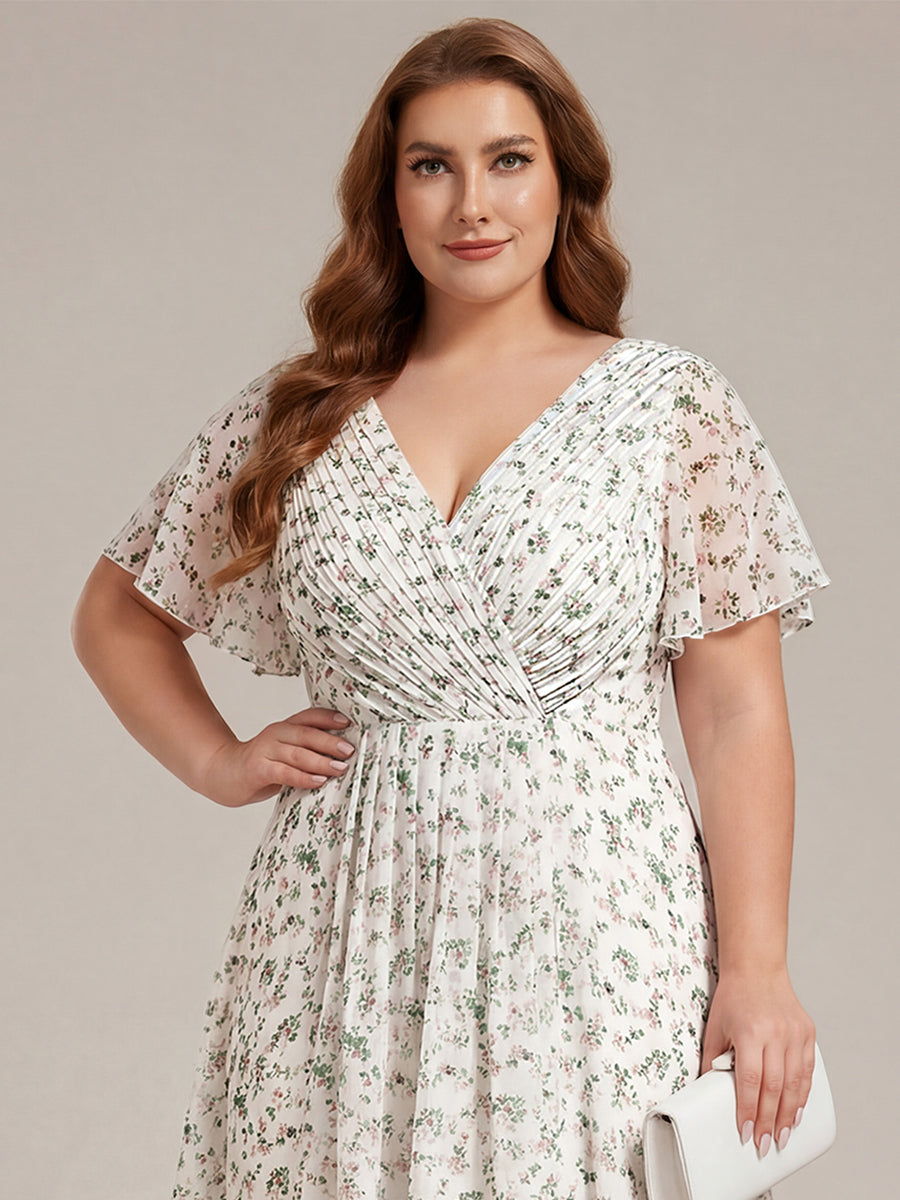 Robes de demoiselle d'honneur dos nu avec nœuds #Couleur_Blanc Vert