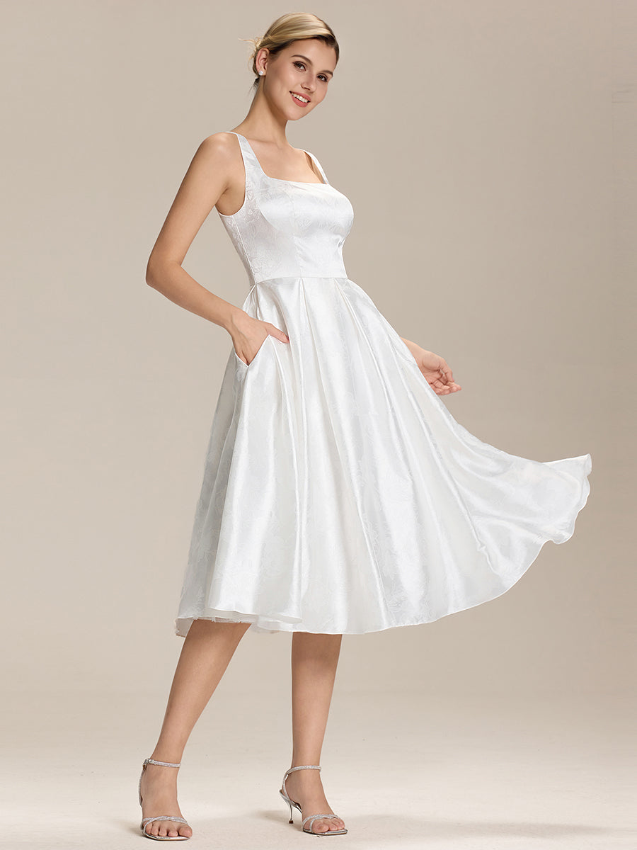 Meilleurs choix de robes de demoiselle d'honneur en satin #Couleur_Blanc