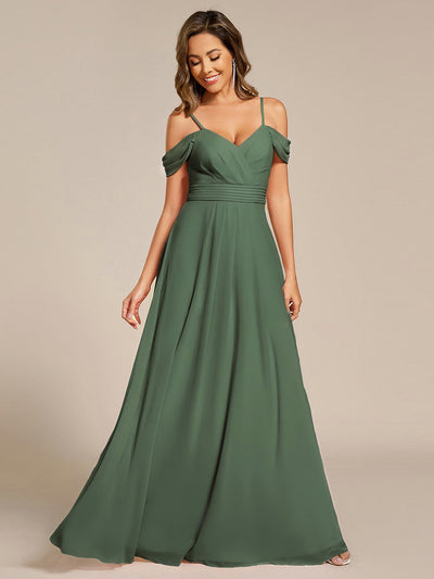 ever LIANNE|Robe demoiselle d'honneur sexy à épaules dénudées et à col V