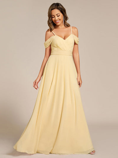 ever LIANNE|Robe demoiselle d'honneur sexy à épaules dénudées et à col V