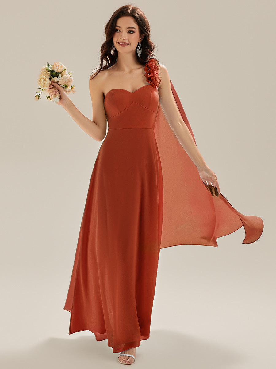 Robe longue sans manches décolletée en V plis soleil #Couleur_Burnt Orange
