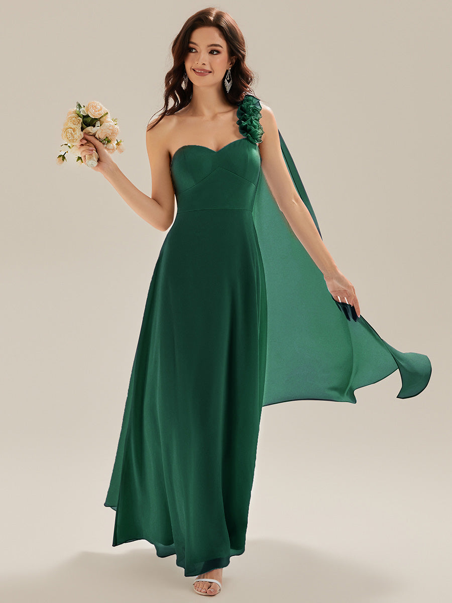 Robe longue sans manches décolletée en V plis soleil #Couleur_Vert Fonce