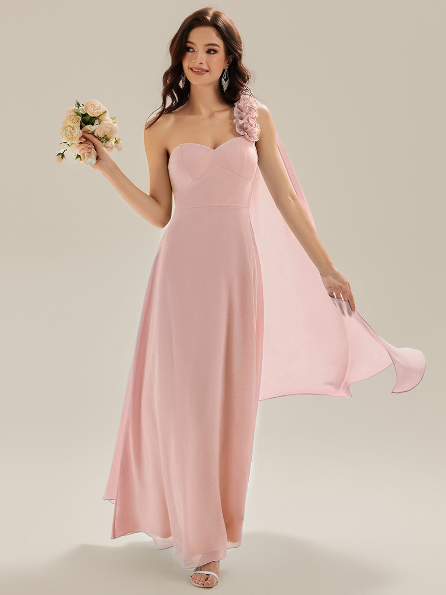 Robe longue sans manches décolletée en V plis soleil #Couleur_Rose