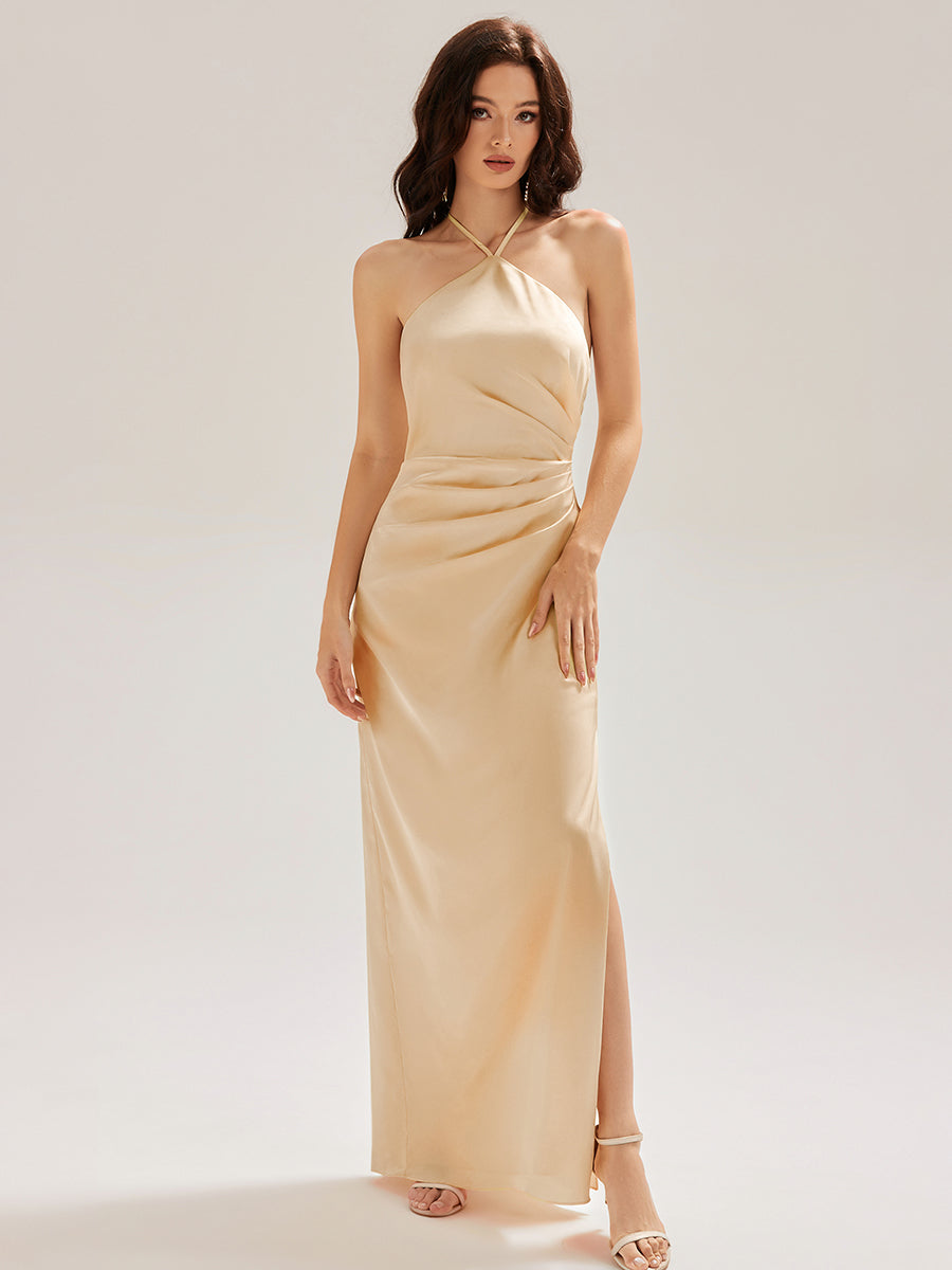 Robe longue sans manches à fleurs #Couleur_Charbon