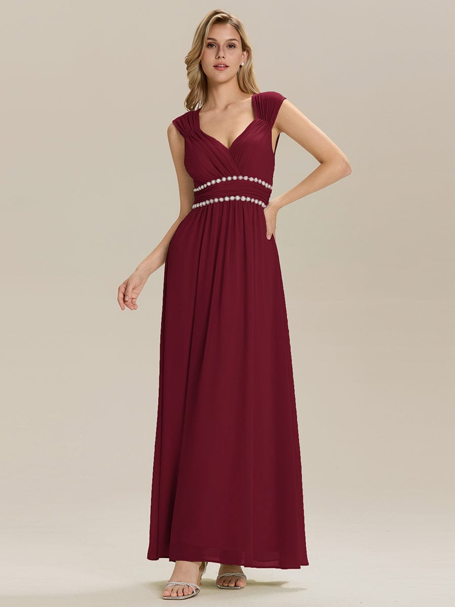 Meilleurs choix de robes de demoiselle d'honneur en satin #Couleur_Bordeaux