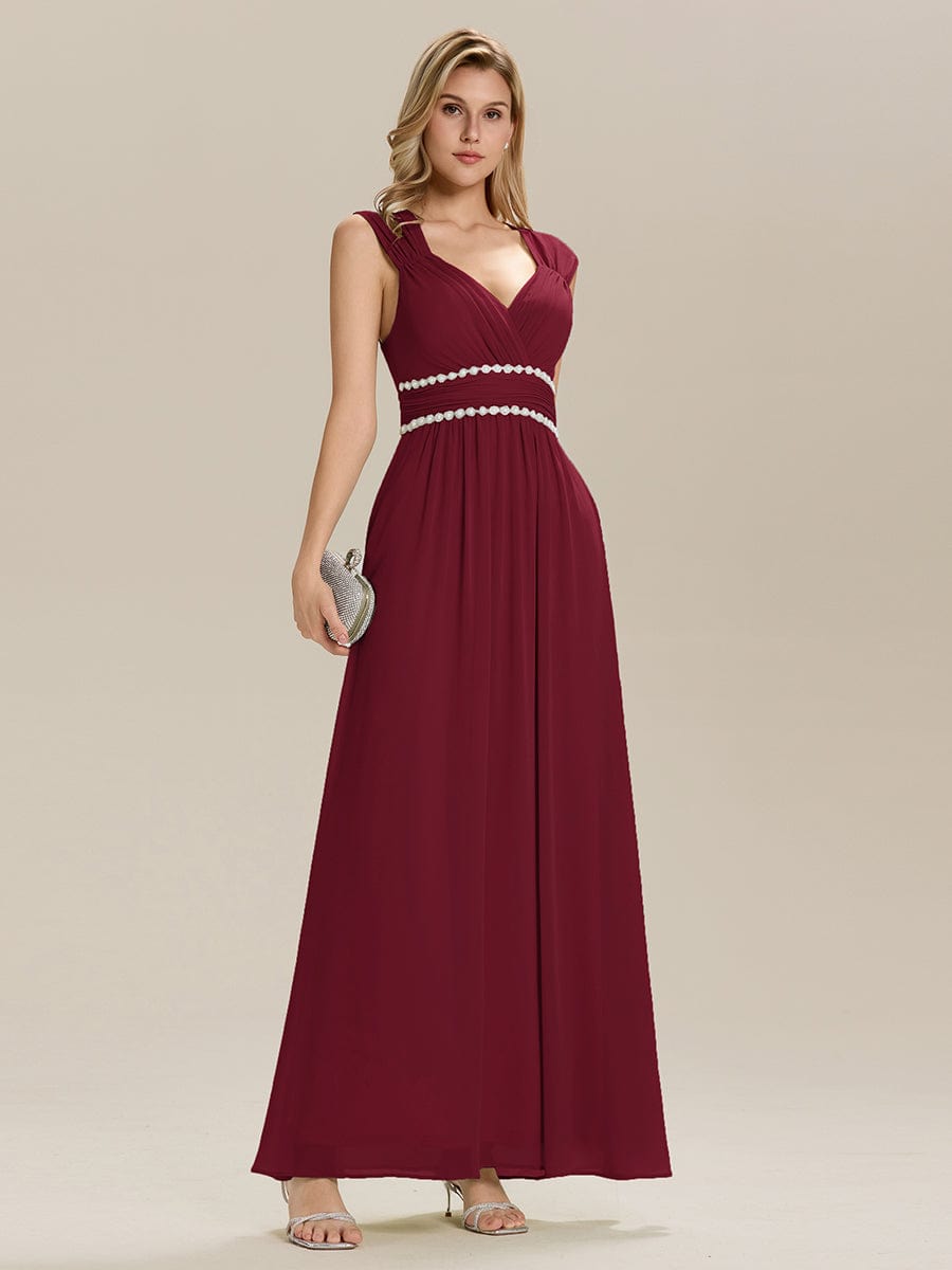 Meilleurs choix de robes de demoiselle d'honneur en satin #Couleur_Bordeaux
