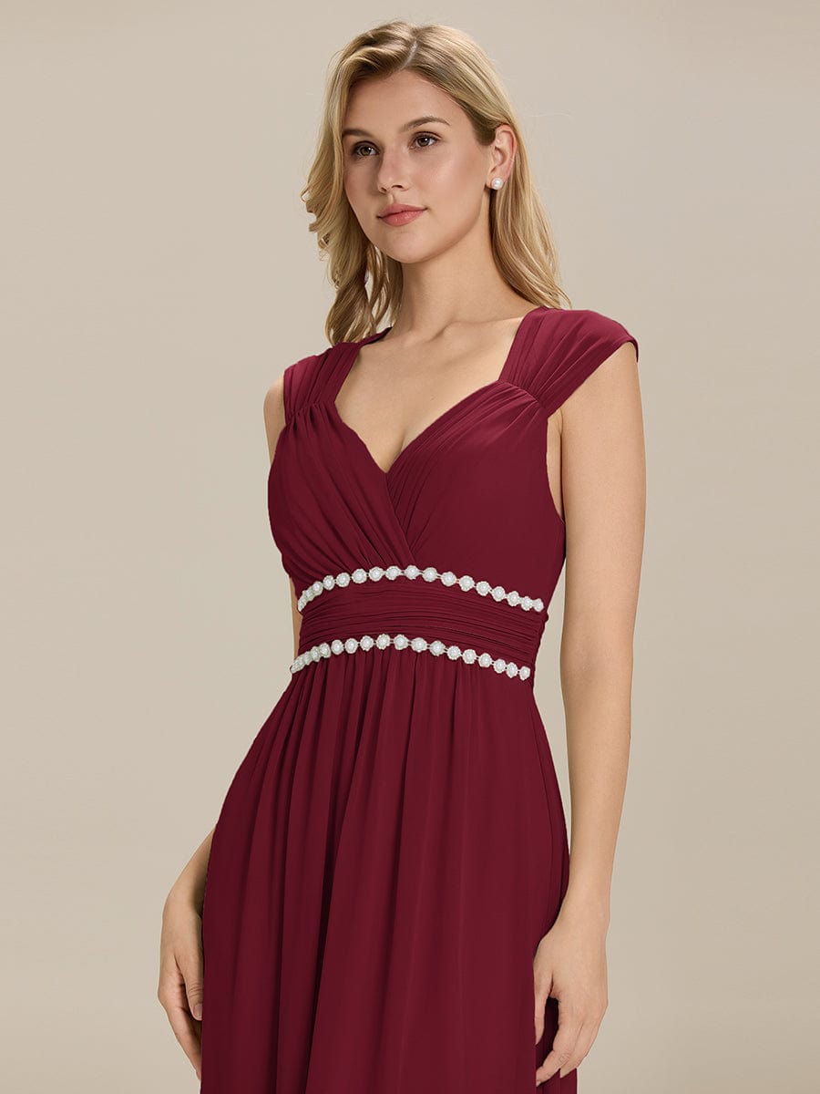 Meilleurs choix de robes de demoiselle d'honneur en satin #Couleur_Bordeaux