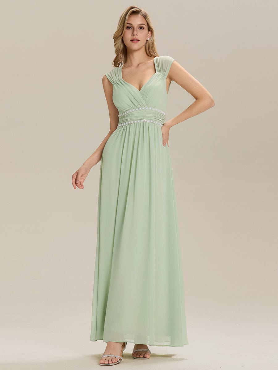 Meilleurs choix de robes de demoiselle d'honneur en satin #Couleur_Menthe Verte