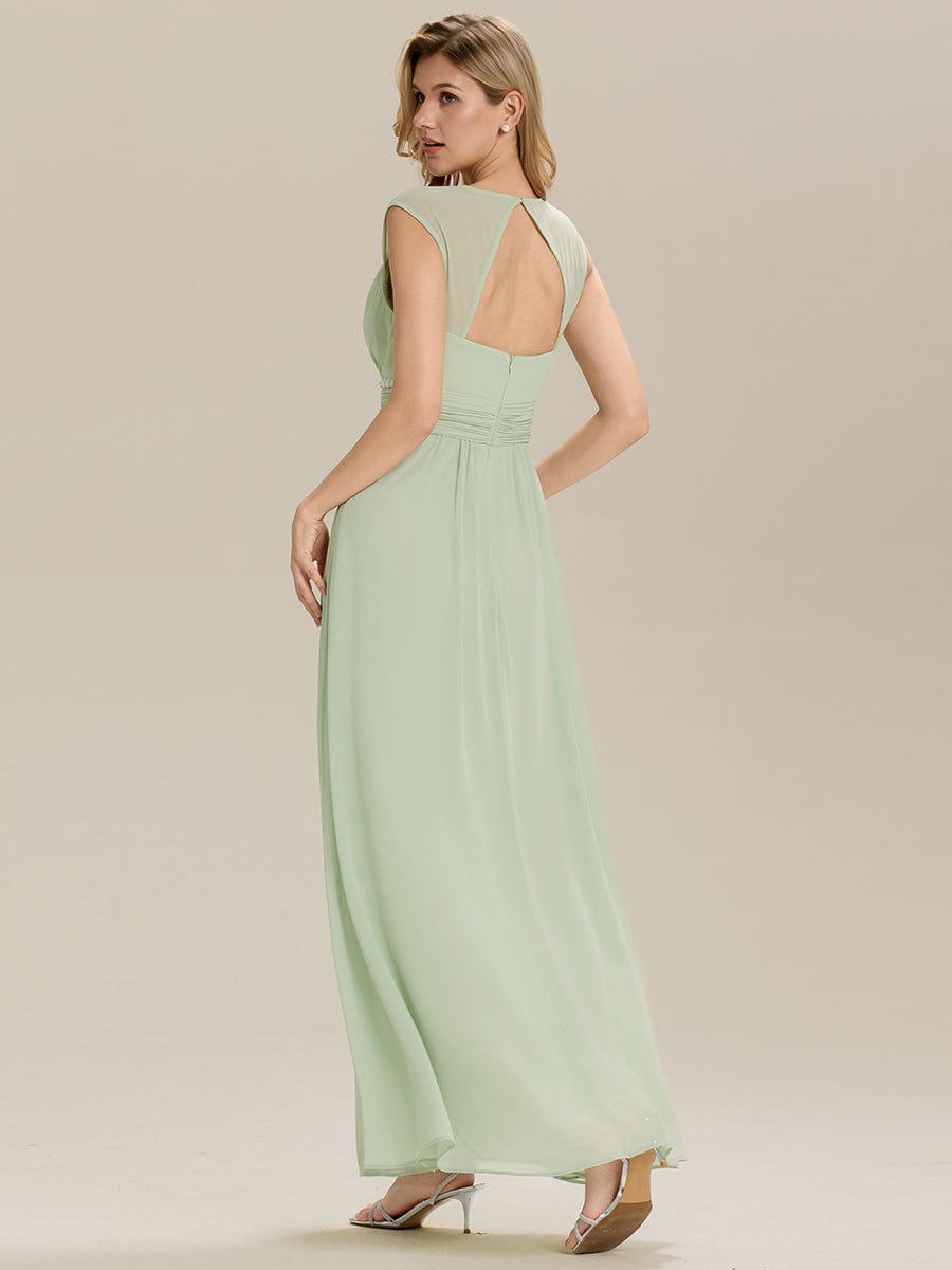 Meilleurs choix de robes de demoiselle d'honneur en satin #Couleur_Menthe Verte
