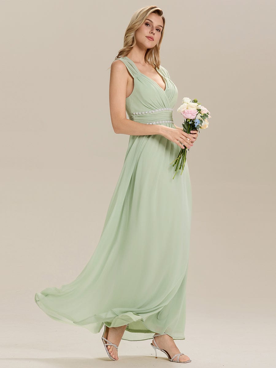 Meilleurs choix de robes de demoiselle d'honneur en satin #Couleur_Menthe Verte