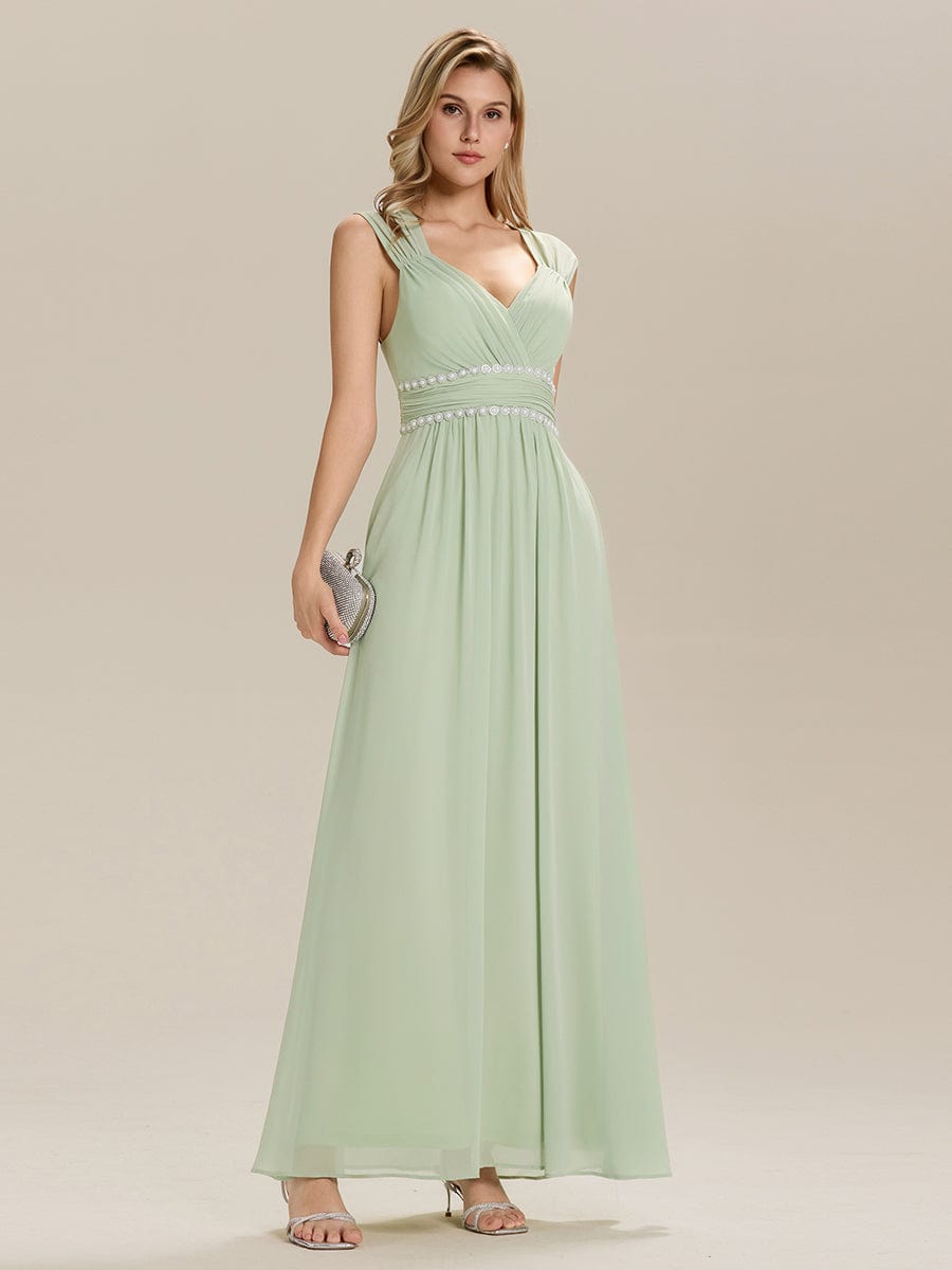 Meilleurs choix de robes de demoiselle d'honneur en satin #Couleur_Menthe Verte