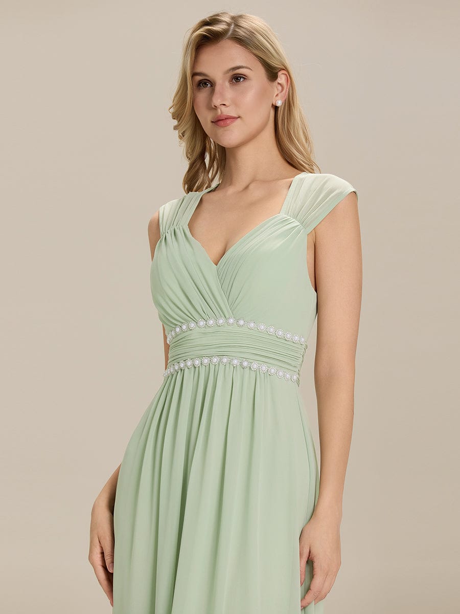 Meilleurs choix de robes de demoiselle d'honneur en satin #Couleur_Menthe Verte