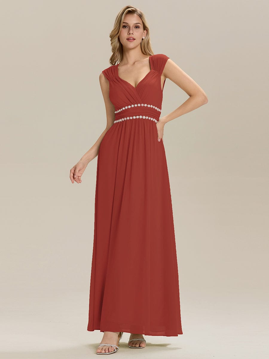 Meilleurs choix de robes de demoiselle d'honneur en satin #Couleur_Vermillon