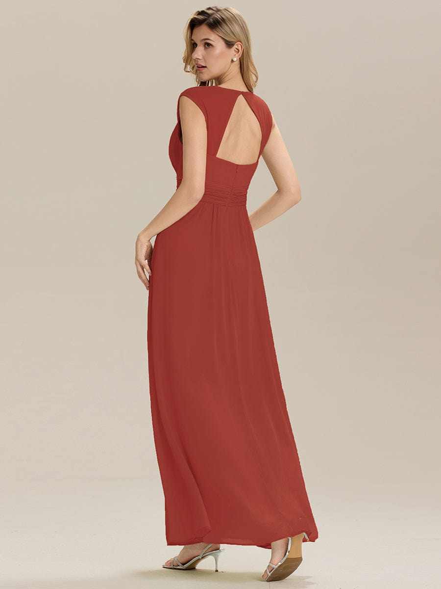 Meilleurs choix de robes de demoiselle d'honneur en satin #Couleur_Vermillon