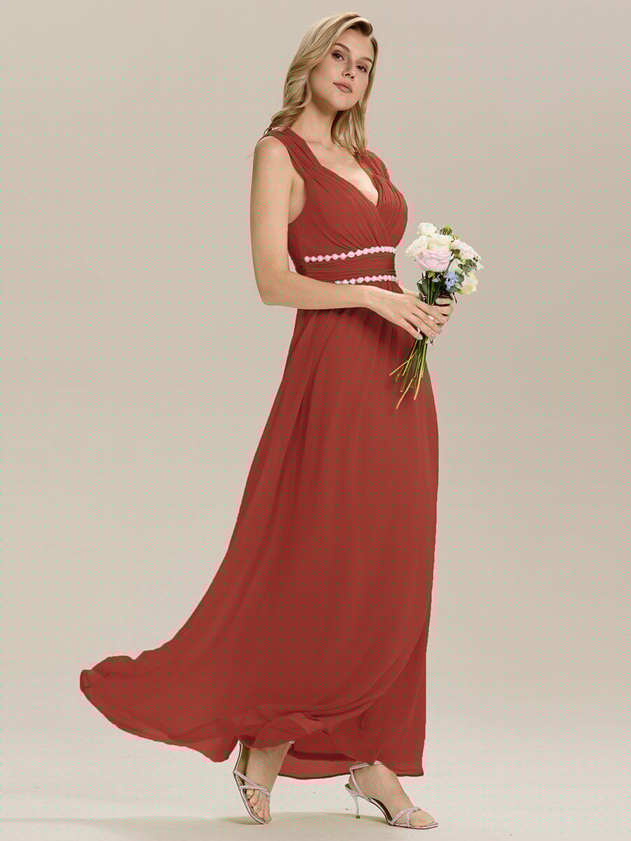 Meilleurs choix de robes de demoiselle d'honneur en satin #Couleur_Vermillon