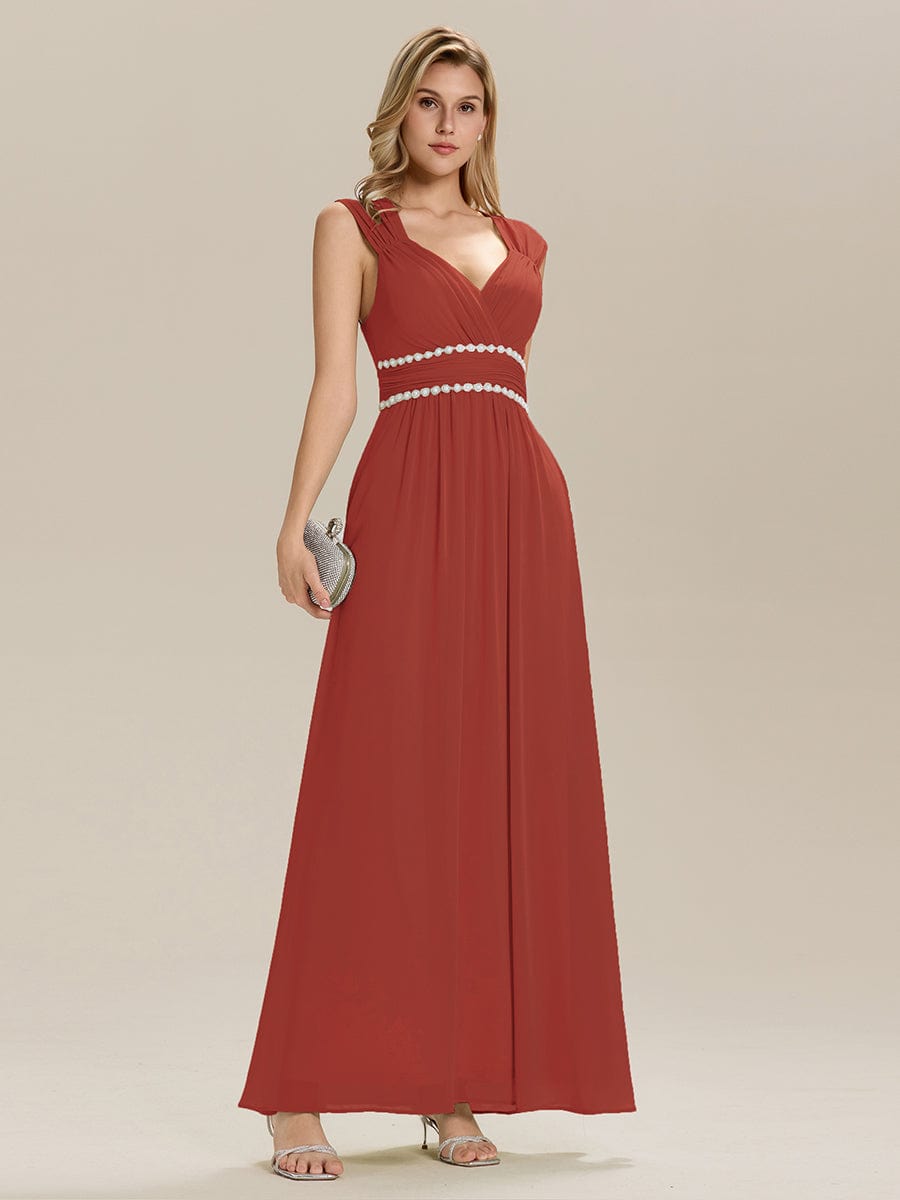 Meilleurs choix de robes de demoiselle d'honneur en satin #Couleur_Vermillon