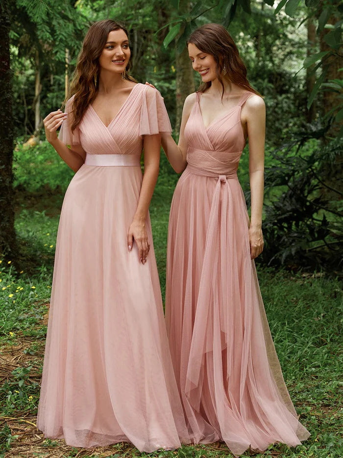 Robe Demoiselle d'Honneur en Tulle