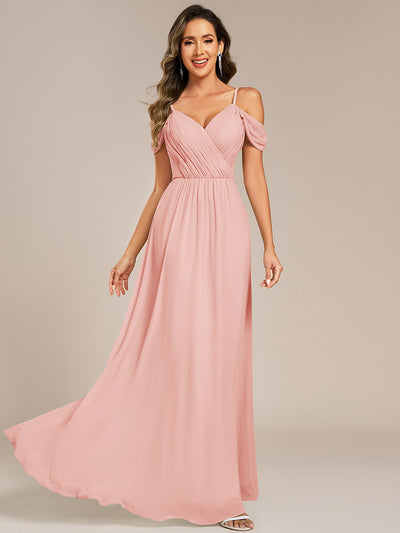 Robe de demoiselle d'honneur transparente dos nu