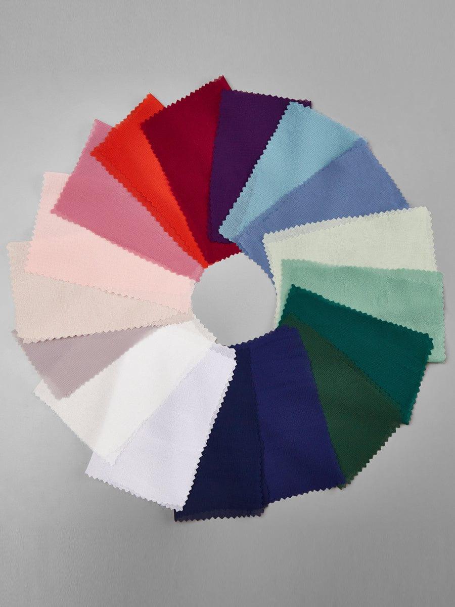 Tissu pour robe en mousseline de soie multicolore