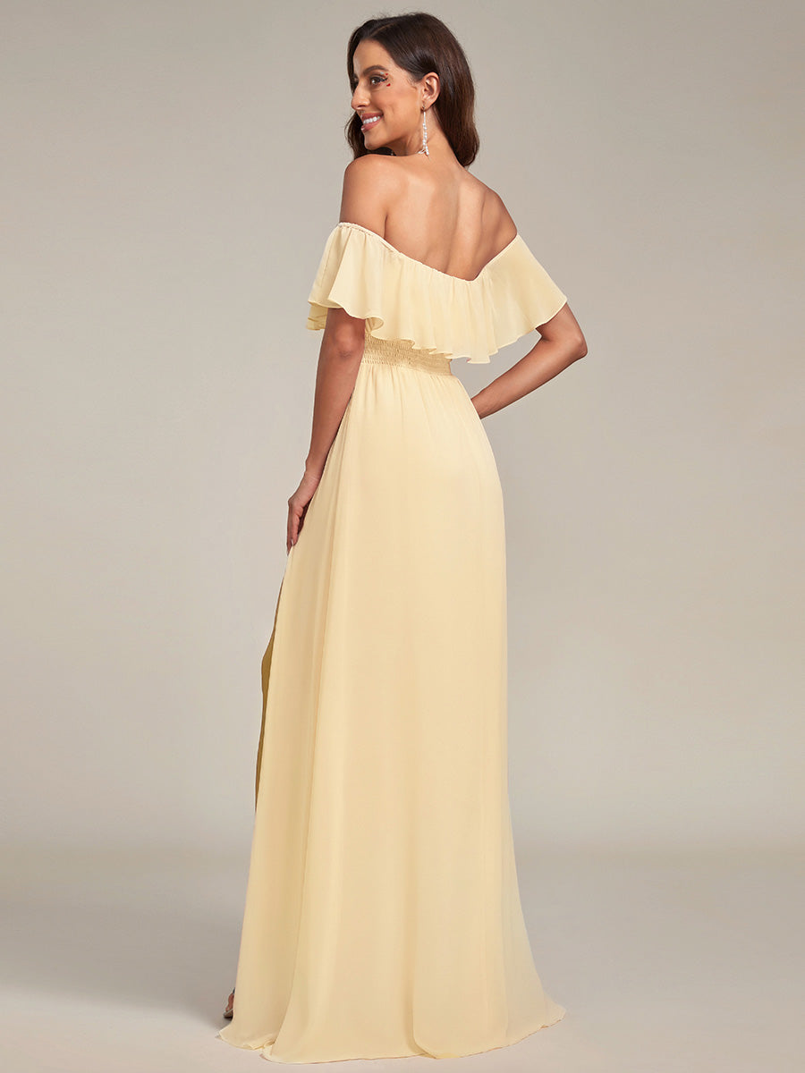 Meilleurs choix de robes de demoiselle d'honneur en satin #Couleur_Jaune