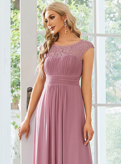 Robe d'invitée de mariage longue