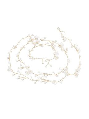Accessoire cheveux d'un mètre Long tissage de perles fait à la main
