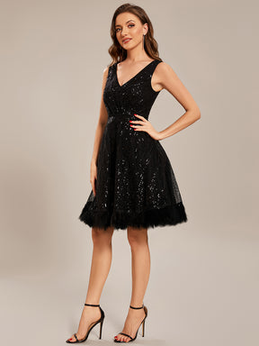 Taille personnalisée Paillettes courte en plumes de cygne Robe de bal