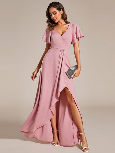 ever MELODÉ|Robe de soirée élégante et scintillante à décolleté plongeant en V(Vente Finale)