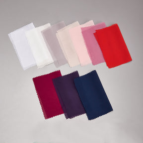 Tissu de robe en mousseline de soie multicolore_couleur_Bordeaux