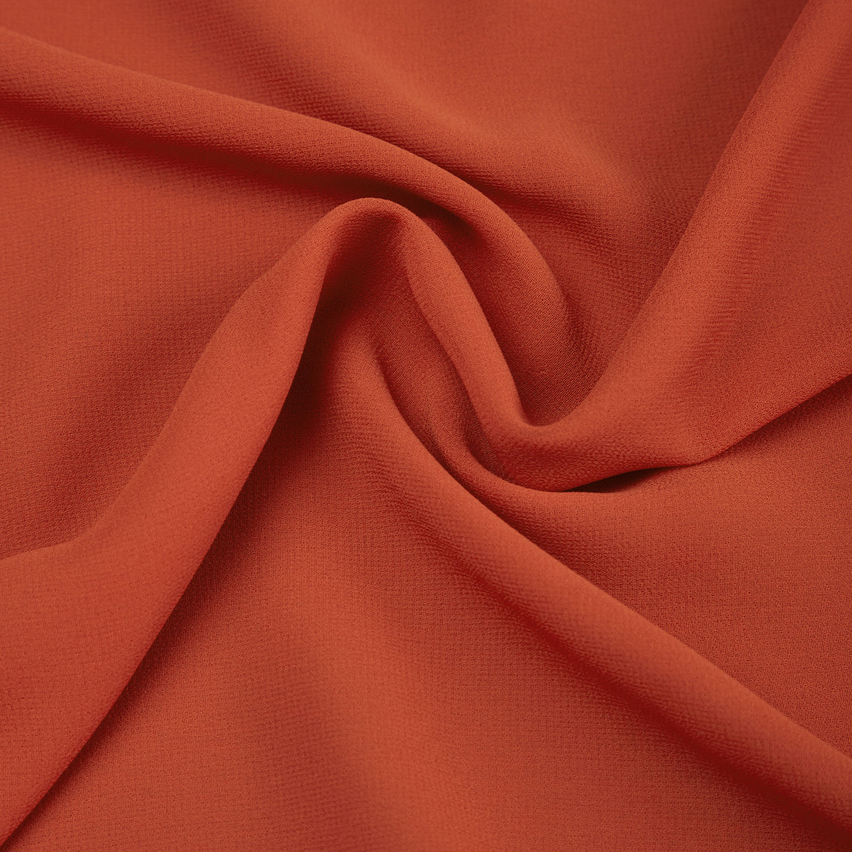 Tissu de robe en mousseline de soie multicolore_couleur_Burnt Orange