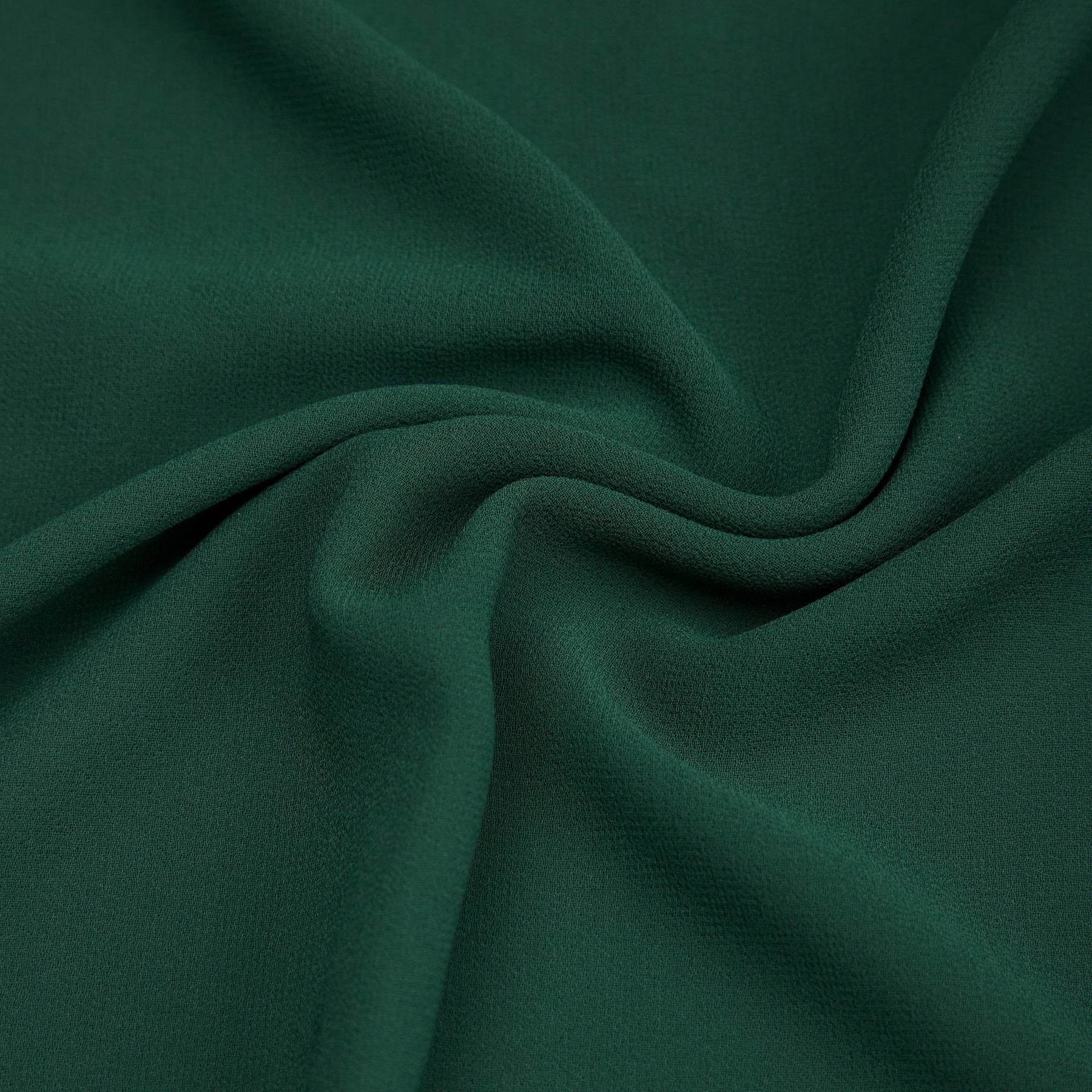 Tissu de robe en mousseline de soie multicolore_couleur_Vert Fonce