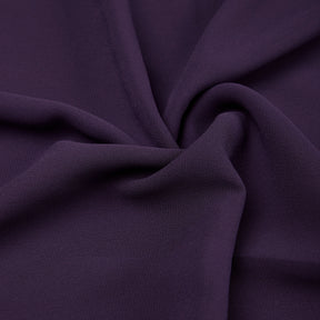 Tissu de robe en mousseline de soie multicolore_couleur_Violet Fonce
