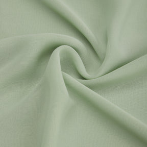 Tissu de robe en mousseline de soie multicolore_couleur_Menthe Verte